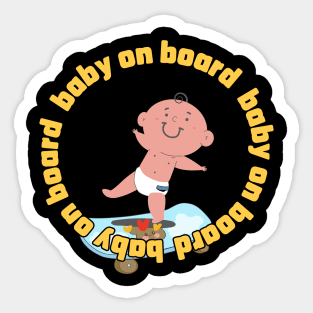 baby on board Sticker